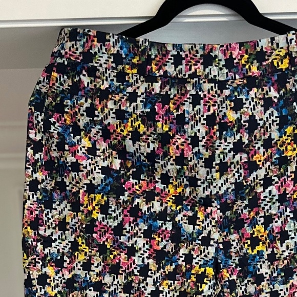 ERDEM straight leg multicolour houndstooth pattern Sidney pants - Size 8. - Picture 5 of 13